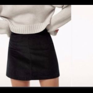 Aritzia Wilfred Aaliyah Skirt, Black Noir, 6, New with Tags